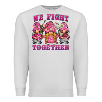 Dove Grey we fight together breast cancer gnome Premium Sweatshirt - BarkalooDesign