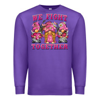Purple we fight together breast cancer gnome Premium Sweatshirt - BarkalooDesign