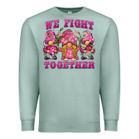 Seafoam we fight together breast cancer gnome Premium Sweatshirt - BarkalooDesign