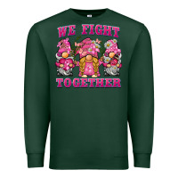 Sports Green we fight together breast cancer gnome Premium Sweatshirt - BarkalooDesign