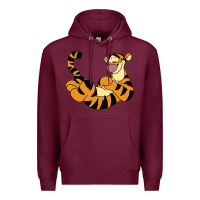 Burgundy tigger Premium Hoodie - Craftify