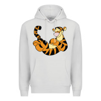 Dove Grey tigger Premium Hoodie - Craftify