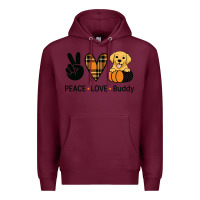 Burgundy personalized  for dog owner pet lover from Premium Hoodie - Craftify
