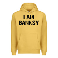 Antique Gold i am banksy Premium Hoodie - Craftify