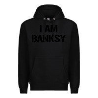 Black i am banksy Premium Hoodie - Craftify