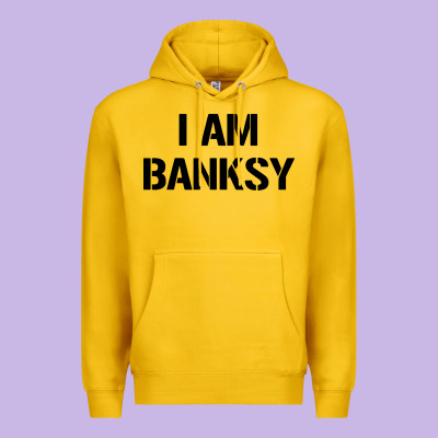 I Am Banksy Premium Hoodie Designed By Craftify
