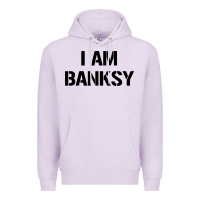 Lilac i am banksy Premium Hoodie - Craftify