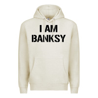 Oatmeal Heather i am banksy Premium Hoodie - Craftify