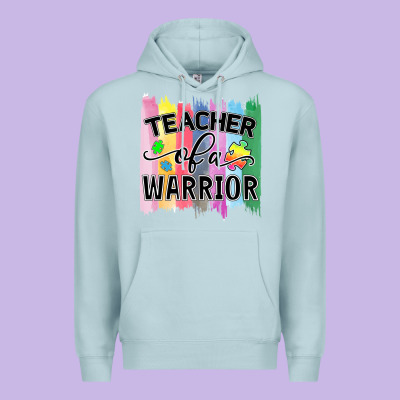 Teacher Of A Warrior Premium Hoodie Designed By Cowhidedigitalart