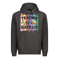 Smoke Teacher of a warrior Premium Hoodie - CowhideDigitalArt