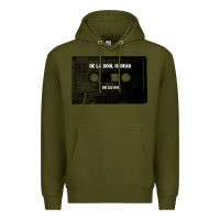 Army Green De La Soul Cassette Tape Premium Hoodie - Craftify