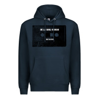 Navy De La Soul Cassette Tape Premium Hoodie - Craftify