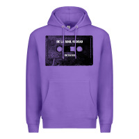 Purple De La Soul Cassette Tape Premium Hoodie - Craftify
