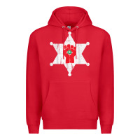 Red GONZOS SHERIFF HUNTERS S THOMPSON Premium Hoodie - Craftify