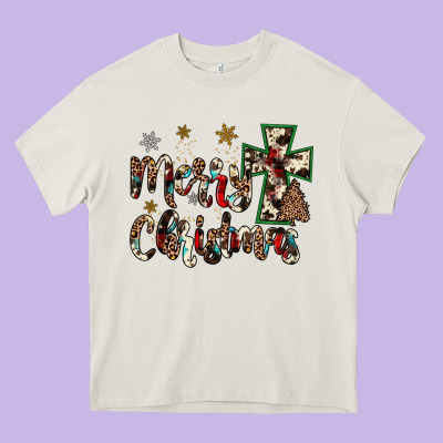 Merry Christmas Heavy Core Tee Designed By Jahusdesignshop