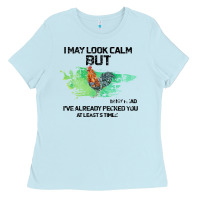 Baby Blue rooster Ladies Tee - Bettercallsaul