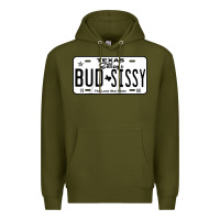 Army Green country love gilley's bud n sissy texas cowboy license gift raglan bas Premium Hoodie - Craftify