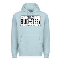 Blue Mist country love gilley's bud n sissy texas cowboy license gift raglan bas Premium Hoodie - Craftify