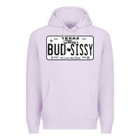 Lilac country love gilley's bud n sissy texas cowboy license gift raglan bas Premium Hoodie - Craftify