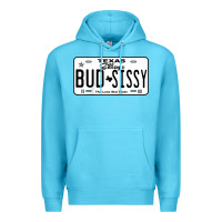 Ocean Blue country love gilley's bud n sissy texas cowboy license gift raglan bas Premium Hoodie - Craftify