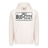 Pale Pink country love gilley's bud n sissy texas cowboy license gift raglan bas Premium Hoodie - Craftify