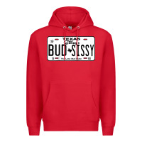 Red country love gilley's bud n sissy texas cowboy license gift raglan bas Premium Hoodie - Craftify