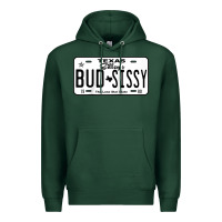 Sports Green country love gilley's bud n sissy texas cowboy license gift raglan bas Premium Hoodie - Craftify