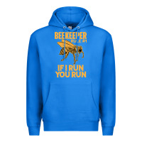 True Royal bee beekeeper if i run you run bumble bee humour 449 hive beekeeping Premium Hoodie - Craftify