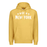 Antique Gold Made In New York NY City NYC New Yorker My Home State Pride Premium T- Premium Hoodie - Craftify