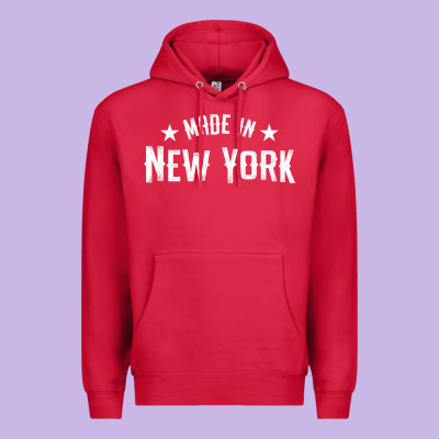 Made In New York Ny City Nyc New Yorker My Home State Pride Premium T- Premium Hoodie Designed By Craftify