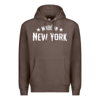Coffee Made In New York NY City NYC New Yorker My Home State Pride Premium T- Premium Hoodie - Craftify