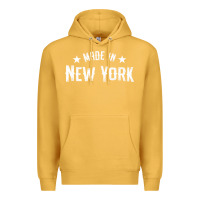 Mustard Made In New York NY City NYC New Yorker My Home State Pride Premium T- Premium Hoodie - Craftify