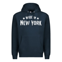 Navy Made In New York NY City NYC New Yorker My Home State Pride Premium T- Premium Hoodie - Craftify