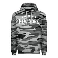 Slate Camo Made In New York NY City NYC New Yorker My Home State Pride Premium T- Premium Hoodie - Craftify