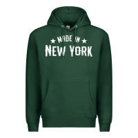 Sports Green Made In New York NY City NYC New Yorker My Home State Pride Premium T- Premium Hoodie - Craftify