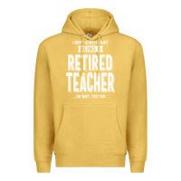 Antique Gold Retired Teacher Premium Hoodie - Craftify