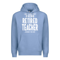 Colony Blue Retired Teacher Premium Hoodie - Craftify