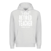 Dove Grey Retired Teacher Premium Hoodie - Craftify