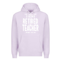 Lilac Retired Teacher Premium Hoodie - Craftify