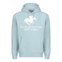 Blue Mist Saratoga Springs New York Horse Racing Jockey Premium Hoodie - Craftify