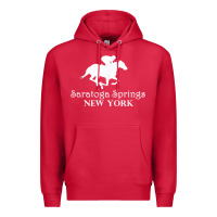 Cardinal Saratoga Springs New York Horse Racing Jockey Premium Hoodie - Craftify