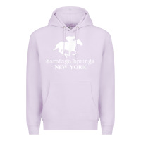 Lilac Saratoga Springs New York Horse Racing Jockey Premium Hoodie - Craftify