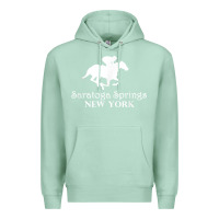 Seafoam Saratoga Springs New York Horse Racing Jockey Premium Hoodie - Craftify