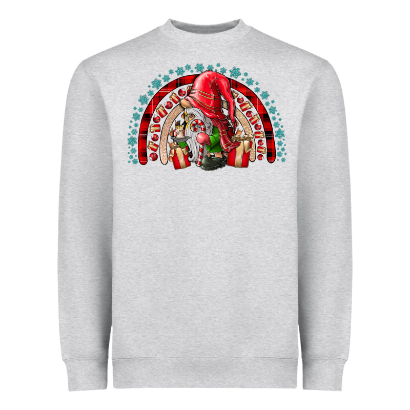 Christmas Gnome Heavyweight Sweatshirt by CowhideDigitalArt | Teevron