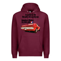 Burgundy AMC AMX Premium Hoodie - Craftify