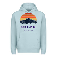 Blue Mist Okemo Vermont Skiing Snowboarding Hikers Gifts for VT Travel Premium Hoodie - InspiraDesign