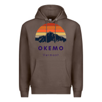 Coffee Okemo Vermont Skiing Snowboarding Hikers Gifts for VT Travel Premium Hoodie - InspiraDesign