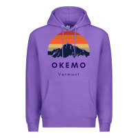 Purple Okemo Vermont Skiing Snowboarding Hikers Gifts for VT Travel Premium Hoodie - InspiraDesign
