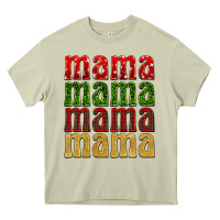 Mossy Christmas mama Heavy Core Tee - BarkalooDesign