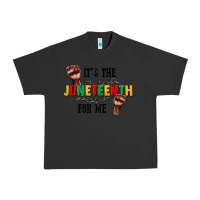Pigment Black its the juneteenth for me Urban Heavy Tee - CowGirlArtShop